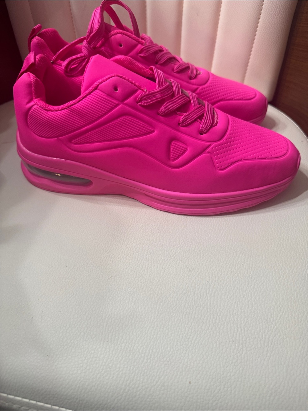 Hot Pink Women's Athletic Sneakers
